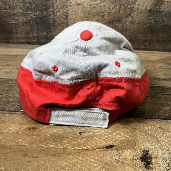 WURTH baseball cap hat Khaki Red embroidered adjustable one size fits most - Picture 3 of 4